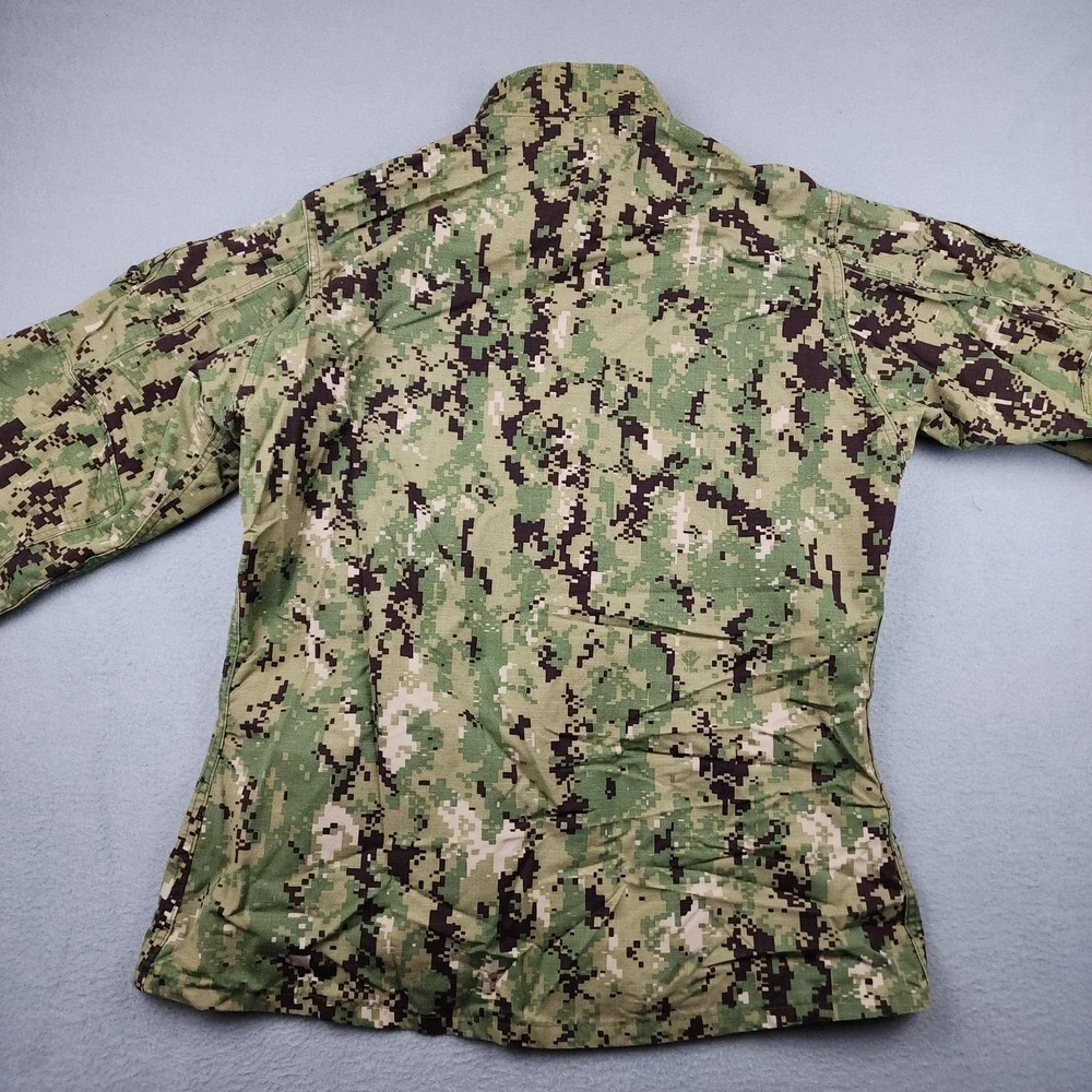 US Navy Blouse Medium Reg Working Uniform Type III NWU Green Camo Top Golden Mfg